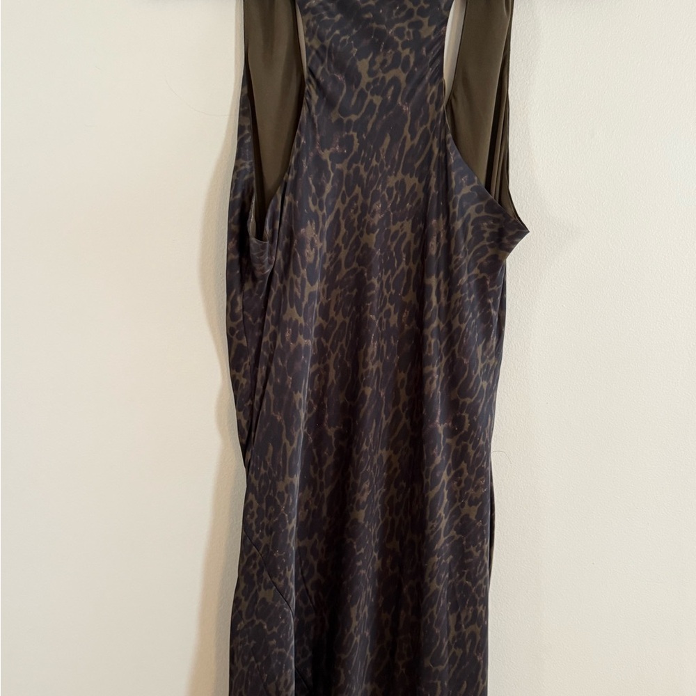 Leopard Print Sleeveless Dress